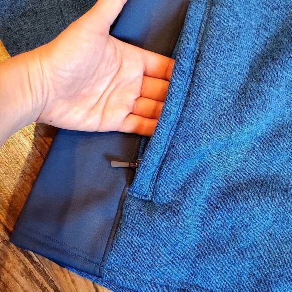 🔸️Spyder Empire Blue Heathered Full Zip Lightweight Jacket Men's Large - Picture 11 of 12